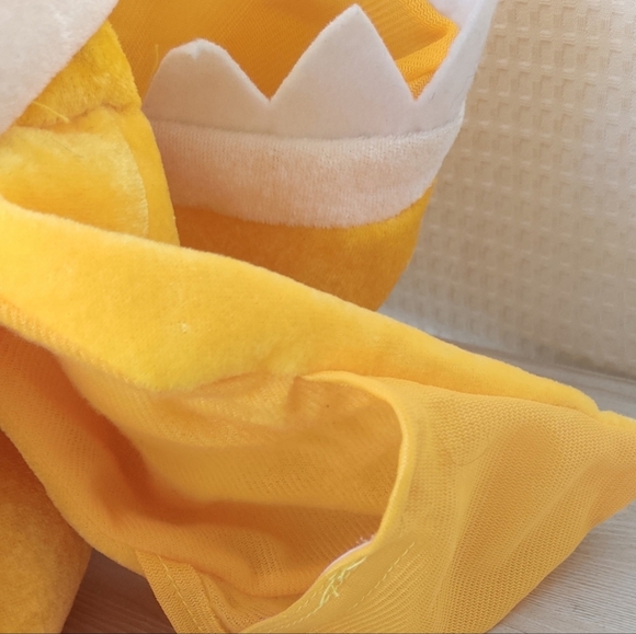 Rubies Costume Co. Inc. Pink Fong Yellow Baby Shark Halloween Costume Size 3T-4T - Picture 5 of 9